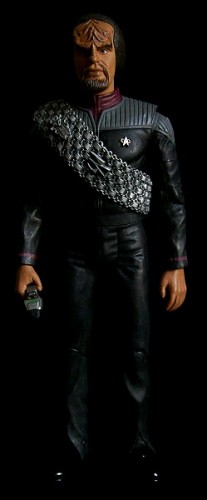 customized Star Trek - Deep Space Nine:  Lt. Commander Worf (Nemesis Worf figure)