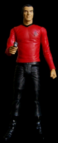 customized Star Trek - Original Series: Khan in Starfleet Uniform (Space Seed) (modified TOS Scott body with TOS Khan head and hands)